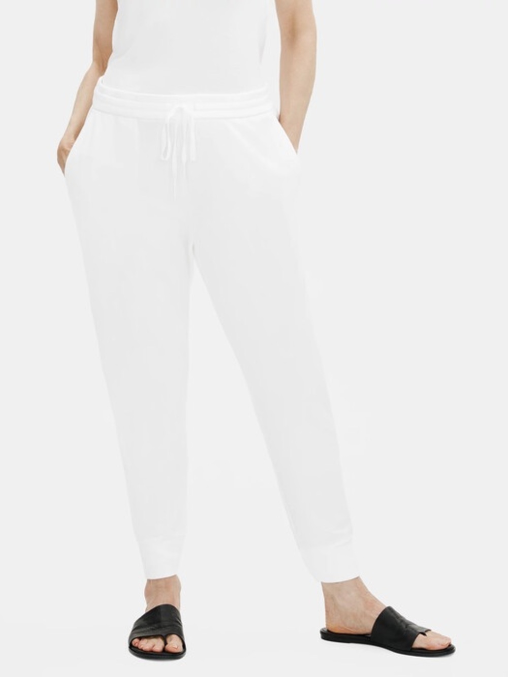 Eileen Fisher Organic Cotton Jogger Pants